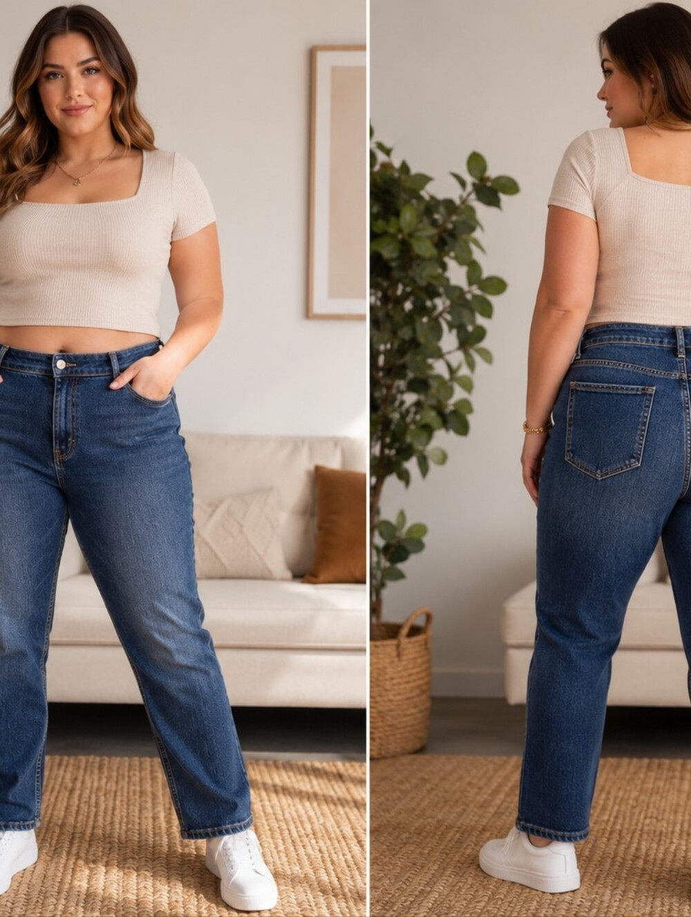 Old Navy High-Rise Curvy Vintage Slim Jeans Women's Size 12 Medium Wash Secret S